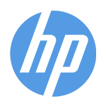 Logo de HP (Hewlett-Packard), líder en impresoras, laptops y soluciones tecnológicas empresariales.